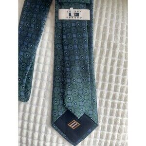 NWOT Joseph Abboud Blue and Green Silk Tie